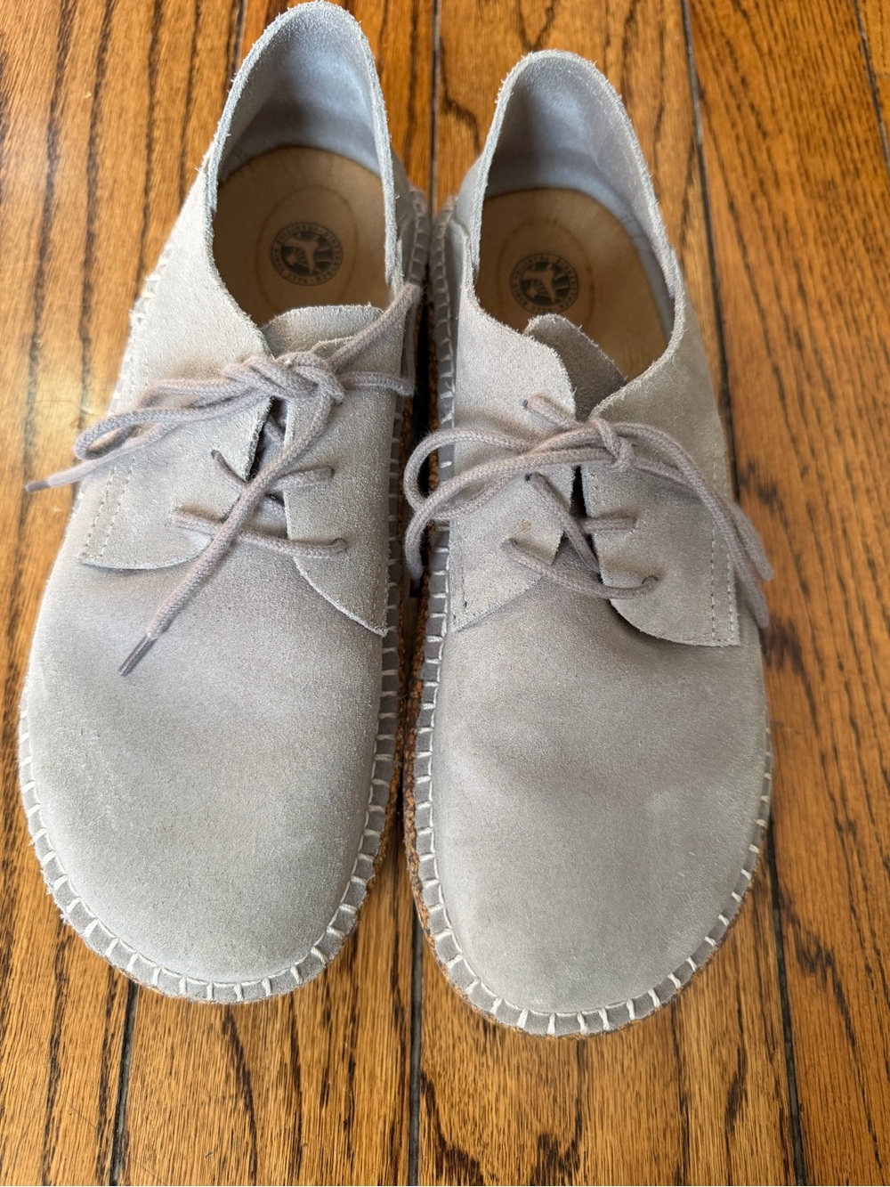 Birkenstock Suede Lace-Up Shoes – Size 38 (US 7–7.5)